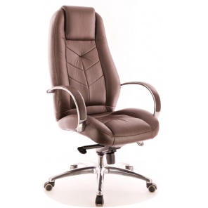 Офисное кресло Everprof Drift Full M кожа коричневый
