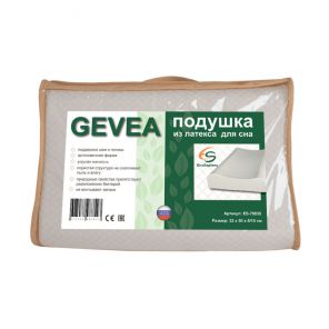 Подушка латексная для сна EcoSapiens Gevea ES-78035