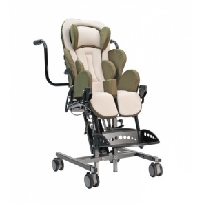 Кресло-коляска Кимба Нео (р-р 2) комнатная рама зелено-серое