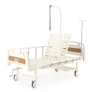Медицинская кровать Е-17В (MМ-1014Д-05) с матрасом