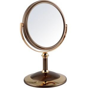 Зеркало B6"8021 BRZ/G Bronze&Gold